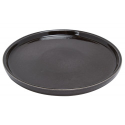 Šķīvis Terre, melnā krāsā, D21cm