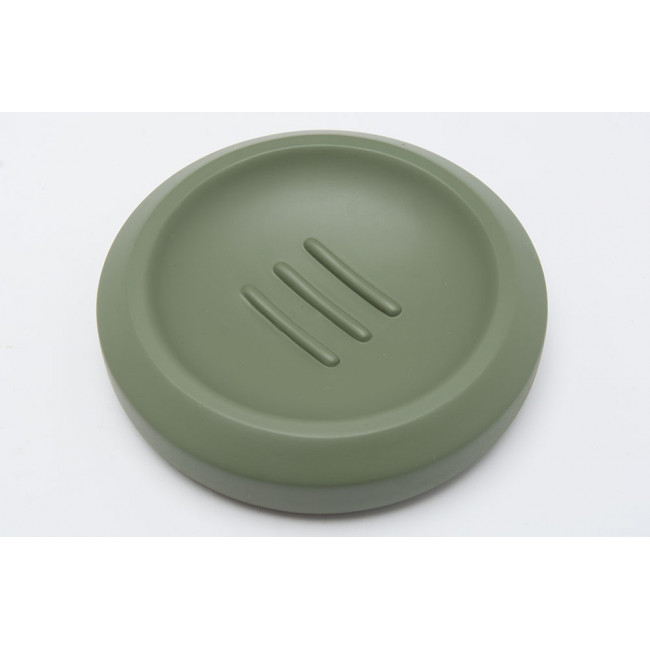 Мыльница Trio, цвет хаки, 12x2.8cm