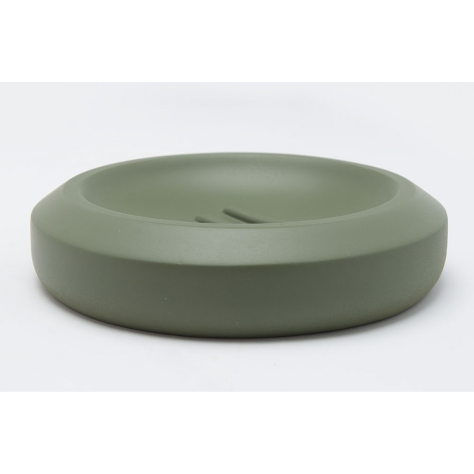 Мыльница Trio, цвет хаки, 12x2.8cm