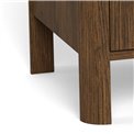 Sideboard Aktapon, brown/beige, lacquered oak veneer, H75x40x160cm