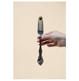 Cutlery set Attina Silver for 4 persons, 16 pcs., H25x14x6cm