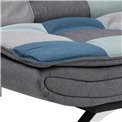 Sofa bed Akit, extendable, H91x98x196cm, seat height 39cm