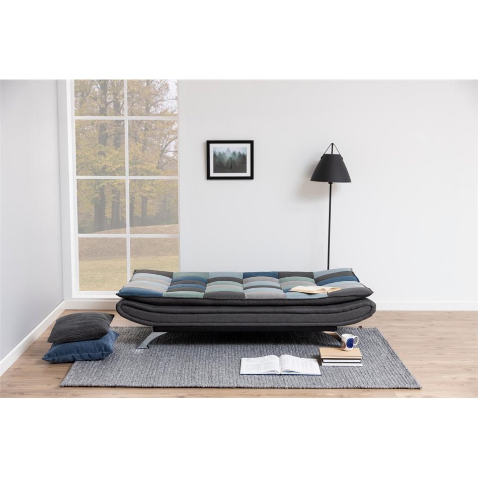 Sofa bed Akit, extendable, H91x98x196cm, seat height 39cm