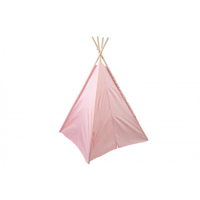 Bērnu telts Tipi, tumši rozā, H160cm