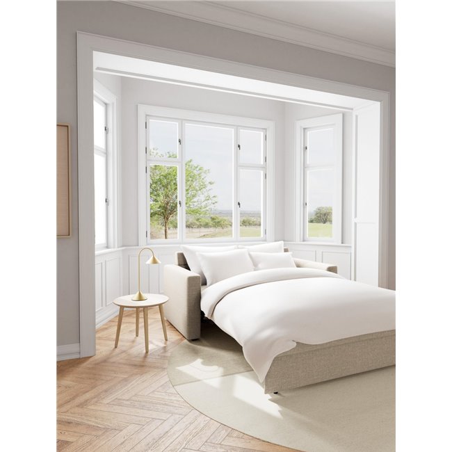 Диван-кровать Aleur, раздвижной, бежевый, H85x88x176см, высота сиденья 47,5см