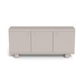 Sideboard Acage, light gray, MDF, H75x40x160cm