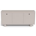 Sideboard Acage, light gray, MDF, H75x40x160cm