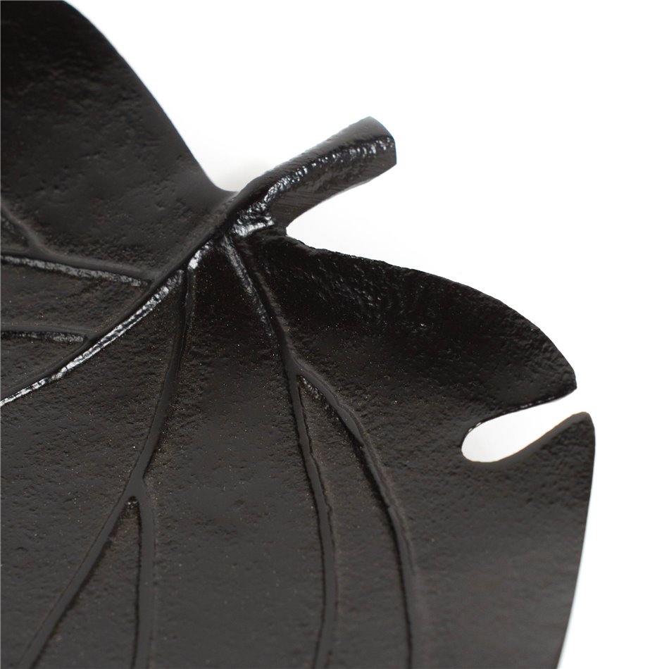 Декоративный поднос Johanna bronze, черный, 31x29cm H4cm