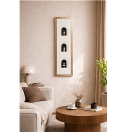 Wall decor Illusion II, H90x30cm