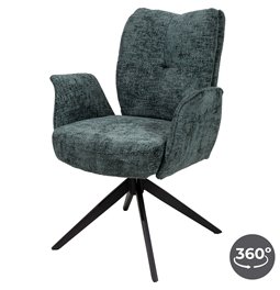 Dining chair Fiorentino 78, rotatable 360 degrees, H88x66x63cm, seat height 48.5cm