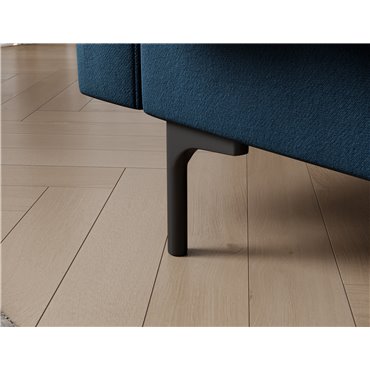 Guļamdīvāns Eroneyy, izvelkams, Lukso 40, samts, zils, H86x212x89cm