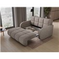 Sofa bed Eldeverio 3-seater, sleeping function, Poco 07, beige, H83x154x103cm