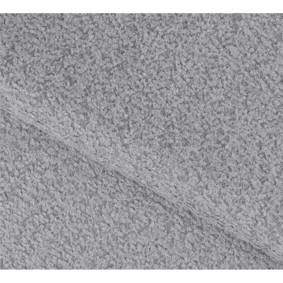 U-shaped sofa Elferaria L, sleeping function, Royal 03, boucle, grey, H93x358x202cm