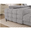 U-shaped sofa Elferaria R, sleeping function, Pellerito 03, grey, H93x358x202cm