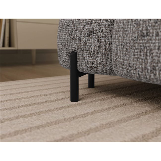 U-shaped sofa Elferaria R, sleeping function, Pellerito 20, grey, H93x358x202cm