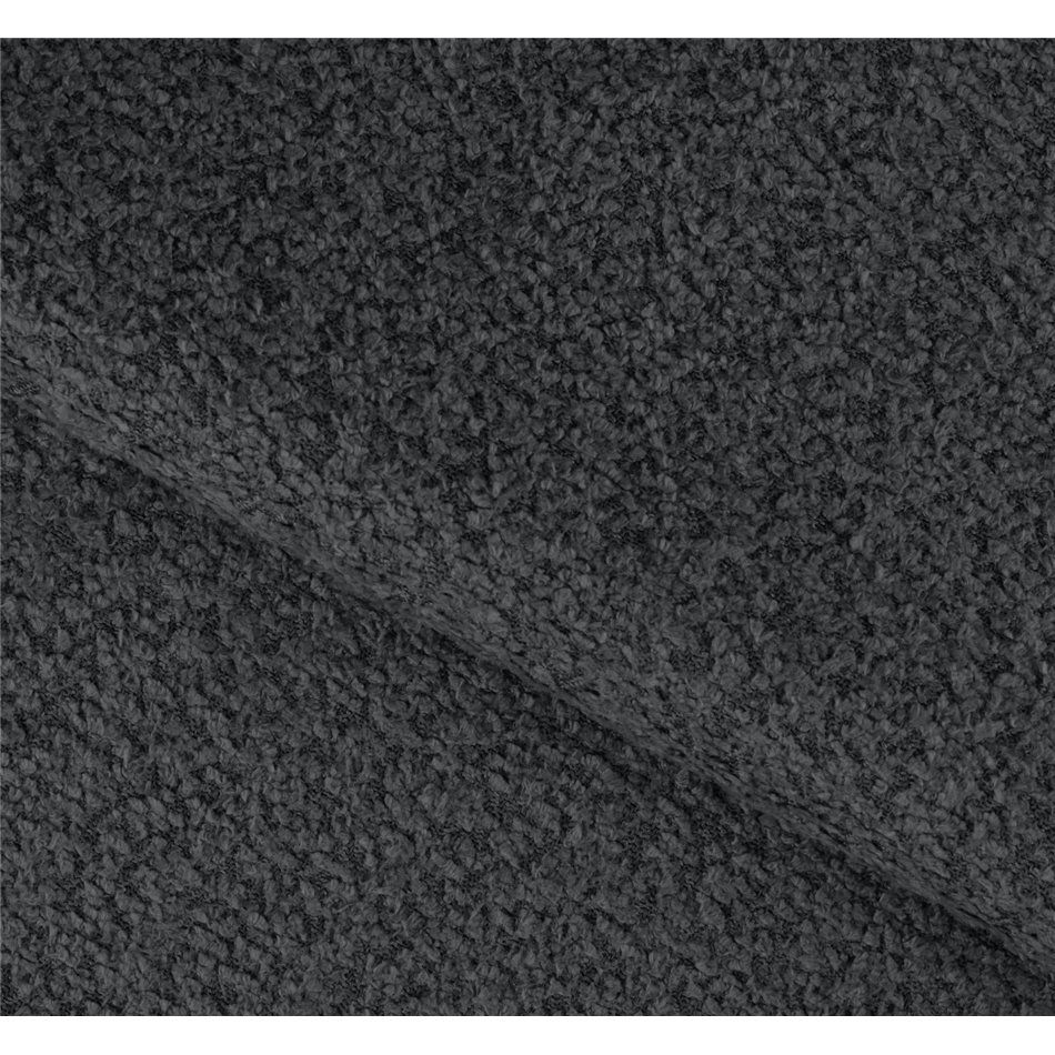 U-shaped sofa Elferaria R, sleeping function, Royal 05, boucle, dark grey, H93x358x202cm