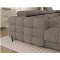 U-shaped sofa Elferaria R, sleeping function, Royal 20, boucle, dark beige, H93x358x202cm
