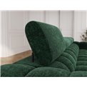 Sofa bed Efestello, sleeping function, Amore 35, boucle, dark green, H96x260x100cm