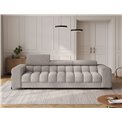 Sofa bed Efestello, sleeping function, Baffix 03, grey, H96x260x100cm