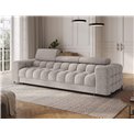 Sofa bed Efestello, sleeping function, Baffix 03, grey, H96x260x100cm