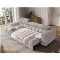 Sofa bed Efestello, sleeping function, Baffix 03, grey, H96x260x100cm