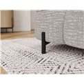 Sofa bed Efestello, sleeping function, Baffix 03, grey, H96x260x100cm