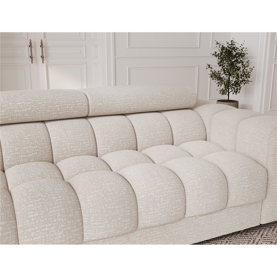 Sofa bed Efestello, sleeping function, Baffix 20, brown, H96x260x100cm