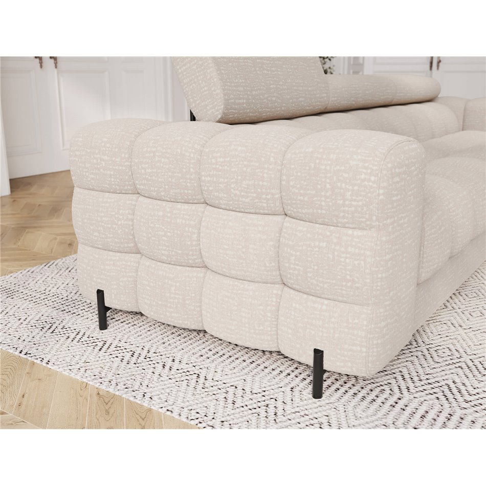 Sofa bed Efestello, sleeping function, Baffix 20, brown, H96x260x100cm