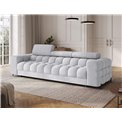 Sofa bed Efestello, sleeping function, Coralline 01, white, H96x260x100cm