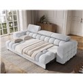 Sofa bed Efestello, sleeping function, Coralline 01, white, H96x260x100cm
