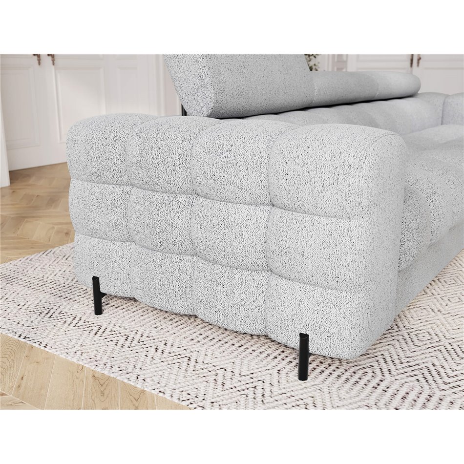 Sofa bed Efestello, sleeping function, Coralline 01, white, H96x260x100cm