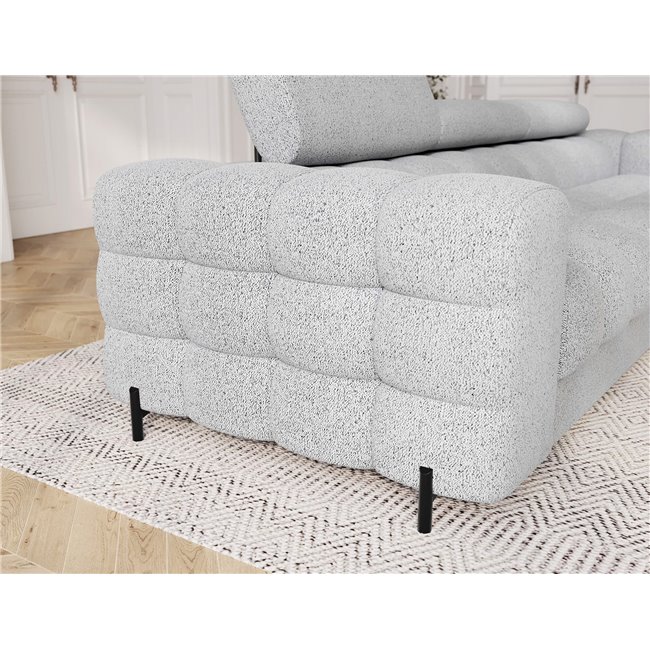 Sofa bed Efestello, sleeping function, Coralline 01, white, H96x260x100cm