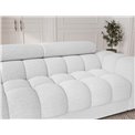 Sofa bed Efestello, sleeping function, Royal 01, boucle, white, H96x260x100cm