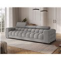 Sofa bed Efestello, sleeping function, Royal 04, boucle, grey, H96x260x100cm