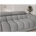 Sofa bed Efestello, sleeping function, Royal 04, boucle, grey, H96x260x100cm