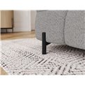 Sofa bed Efestello, sleeping function, Royal 04, boucle, grey, H96x260x100cm