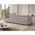 Sofa bed Efestello, sleeping function, Royal 18, boucle, beige, H96x260x100cm