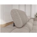 Sofa bed Efestello, sleeping function, Royal 18, boucle, beige, H96x260x100cm
