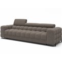 Sofa bed Efestello, sleeping function, Royal 20, boucle, brown, H96x260x100cm
