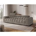 Sofa bed Efestello, sleeping function, Royal 20, boucle, brown, H96x260x100cm