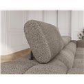 Sofa bed Efestello, sleeping function, Royal 20, boucle, brown, H96x260x100cm