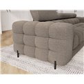 Sofa bed Efestello, sleeping function, Royal 20, boucle, brown, H96x260x100cm