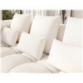 Corner sofa Elevvi L, sleeping function, Jaffray 01, white, H102x260x184cm