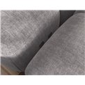 Угловой диван Elevvi R, раздвижной, Manhattan 03, бархат, темно-серый, H102x260x184cm