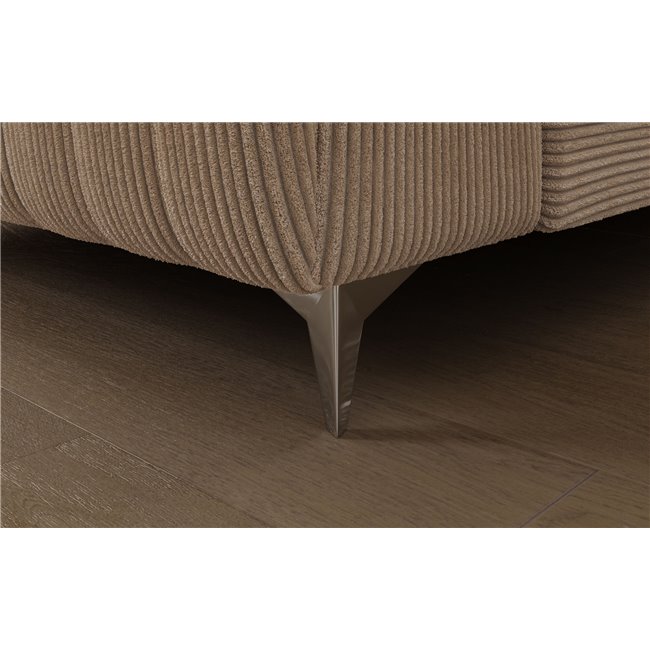 U-shaped sofa Eluis L, sleeping function, Jarell 18, corduroy, beige, H92x347x202cm