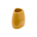 Ceramic tumbler, yellow colour, 8.5x7.5x9.5cm