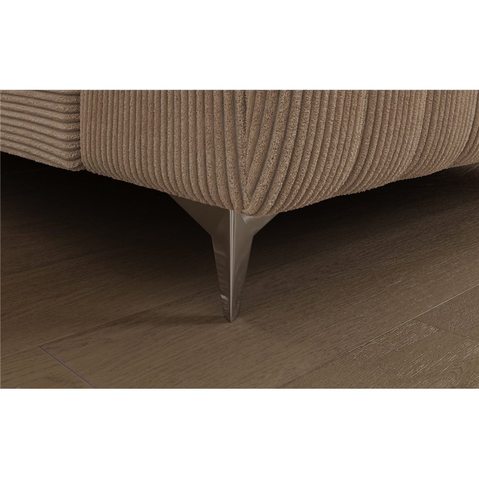 U-shaped sofa Eluis R, sleeping function, Jarell 18, corduroy, beige, H92x347x202cm