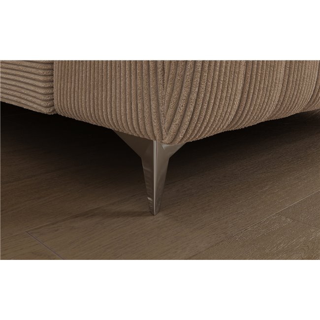 U-shaped sofa Eluis R, sleeping function, Jarell 18, corduroy, beige, H92x347x202cm