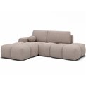 Угловой диван Elittario L, раздвижной, Xillar 20, светло-коричневый, H95x227x170cm