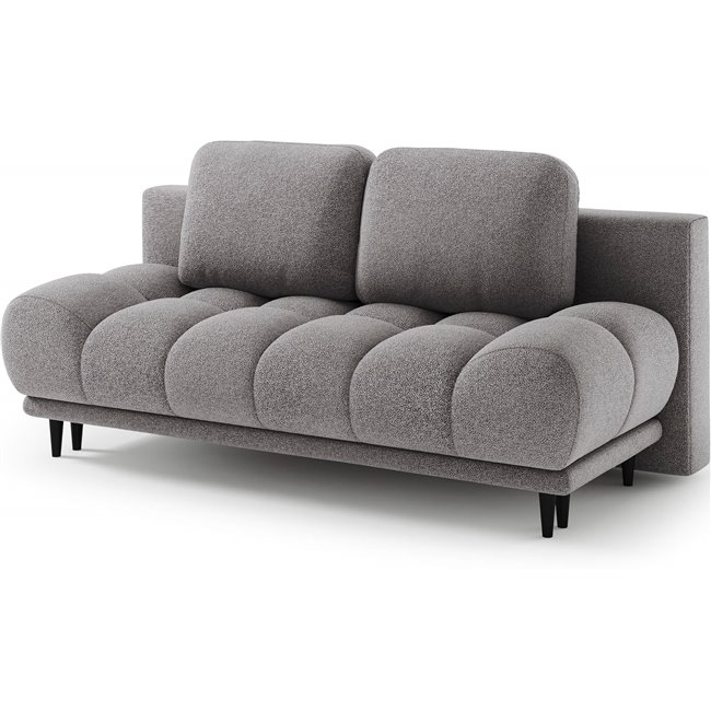 Sofa bed Elguavio, sleeping function, Paolli 04, grey, H97x210x91cm